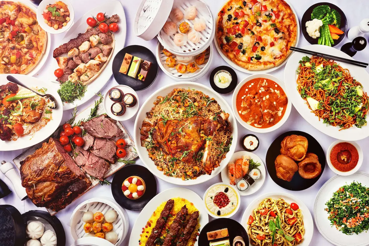 غذا در هتل آتلانتیس، د پالم